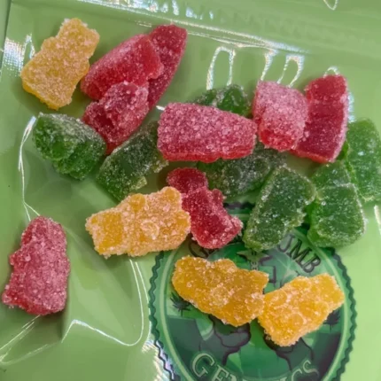 Blue razz gummy bear