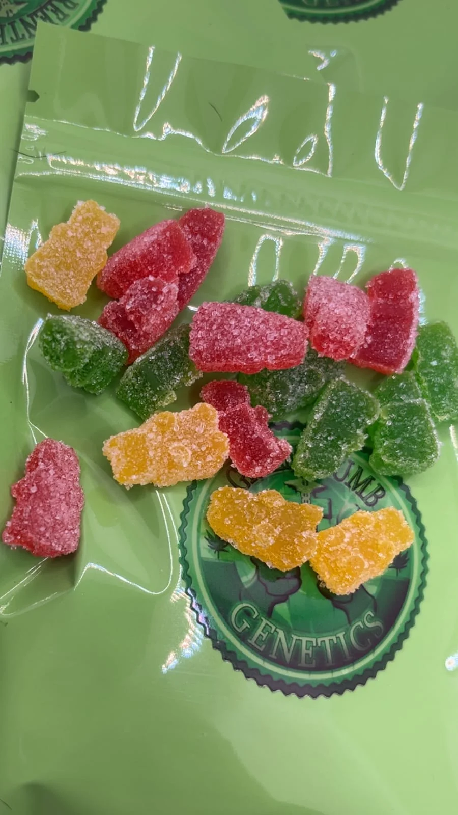 Blue razz gummy bear Blue razz gummy bear